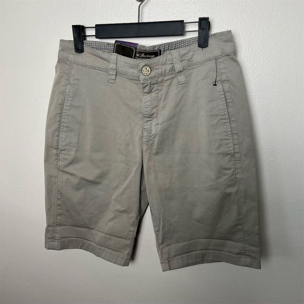 34 Heritage Chino Shorts NEW Casual Comfort Khaki Beige Size 28